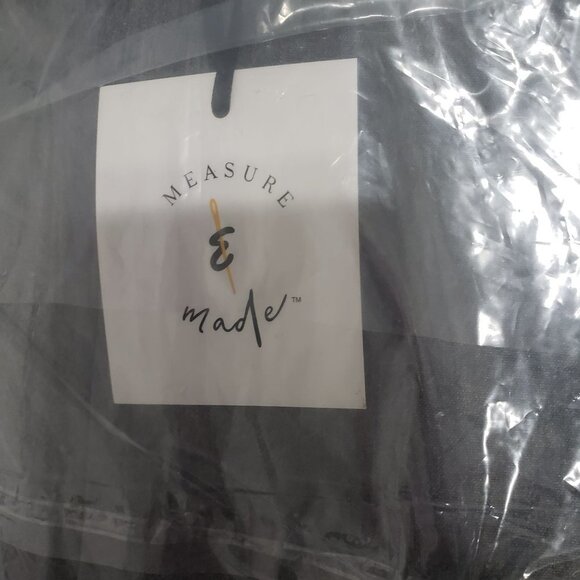 NWT Measure & Made Classic Front Zip Trouser Pant in Gray - Size 20.1 Short - Picture 6 of 8